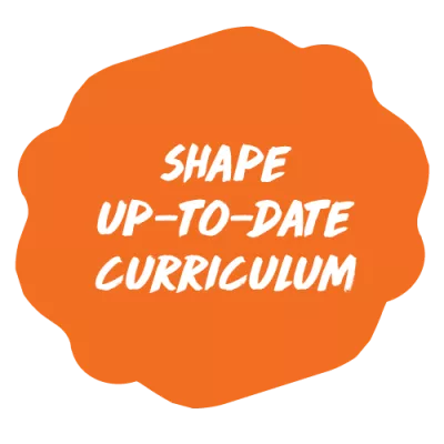 Shape up-to-date curriculum