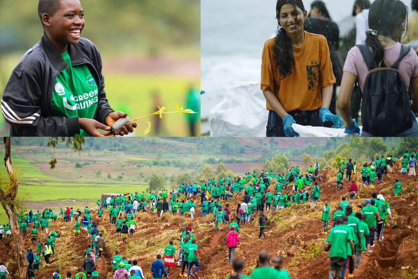 Young people engaged in climate action