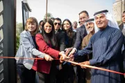 Kevin Frey and partners celebrate the launch of the Shabab Balad Academy in Egypt in 2025, strengthening pathways to education, skills development, and livelihoods for young people.