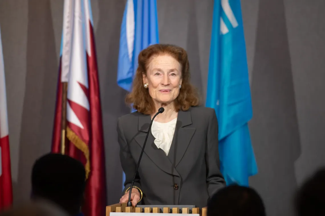 Henrietta Fore, former Executive Director of UNICEF during her address at the Global Leadership Council