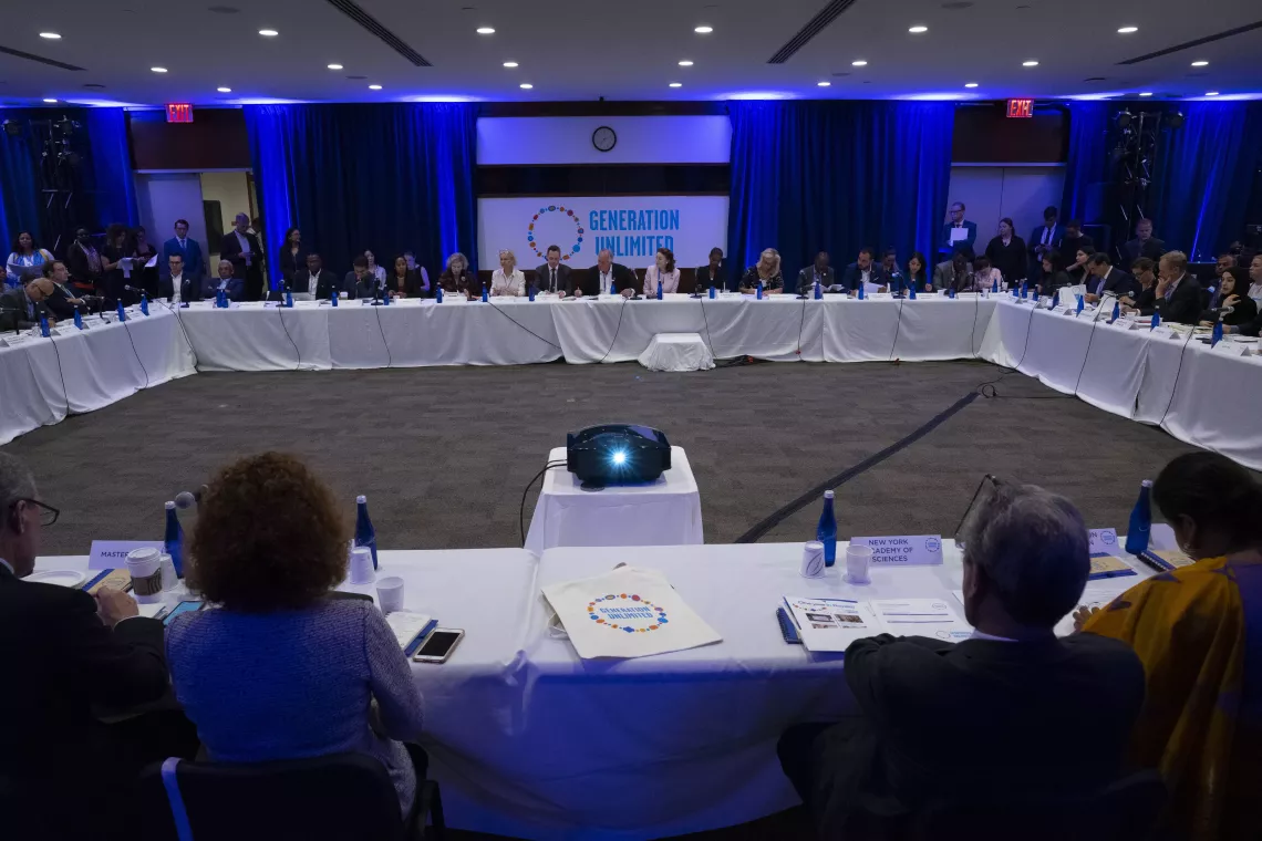 Third Global Board Meeting of Generation Unlimited on 23 September 2019 at UNICEF House in New York.